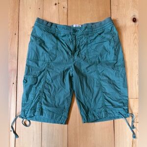 St. John's Bay Teal Cargo Shorts